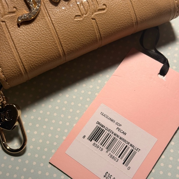 Juicy Couture Drama Queen Mirror Wallet NWT - Picture 7 of 8